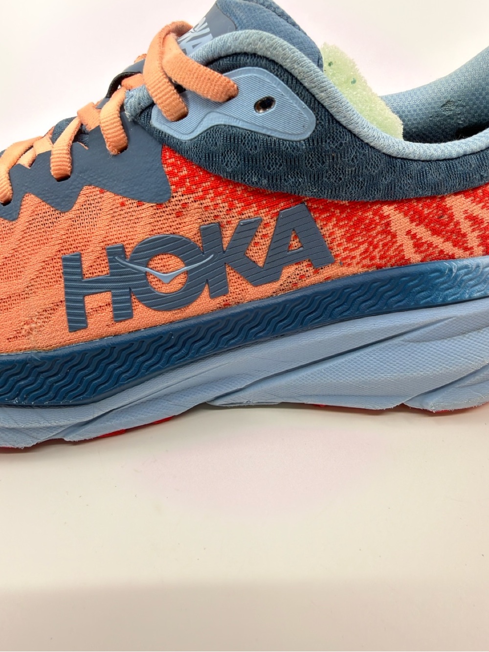 Hoka Challenger ATR 7 Color Papaya/Real Teal SZ 10 - Picture 7 of 12